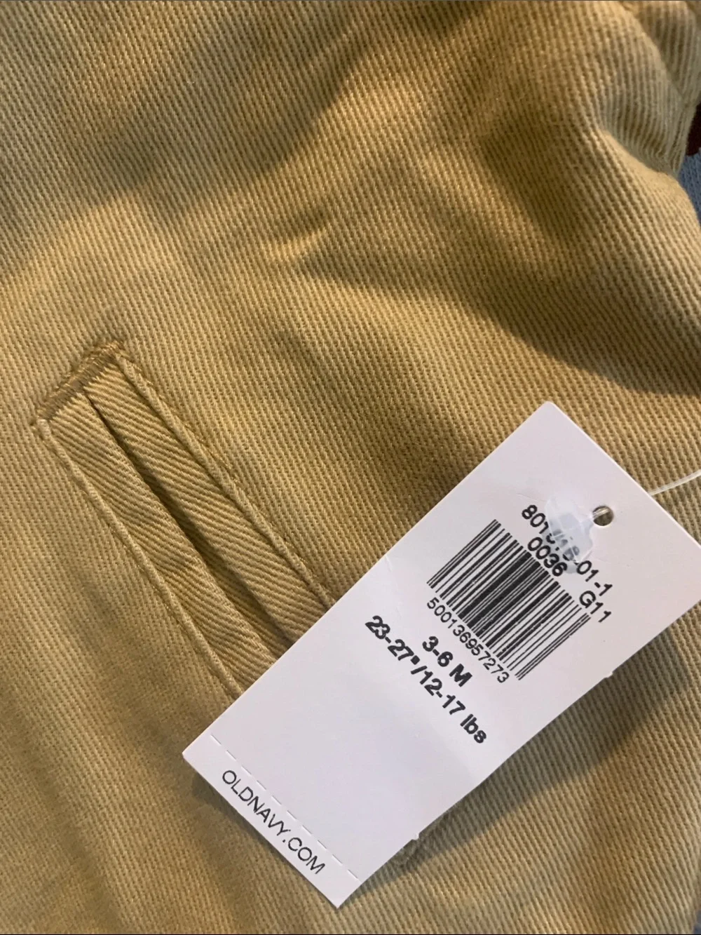 Old Navy Tan Jacket with Dark Brown Collar for Kids